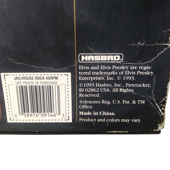 VTG Elvis Presley Jailhouse Rock 45 RPM Action Figure Doll Hasbro 1993 NOS - Picture 4 of 11